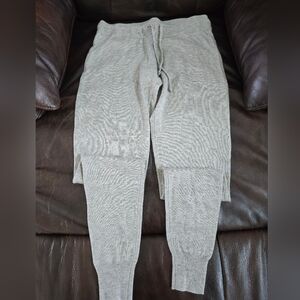 Hanna Andersson Cozy Gray Knit Joggers